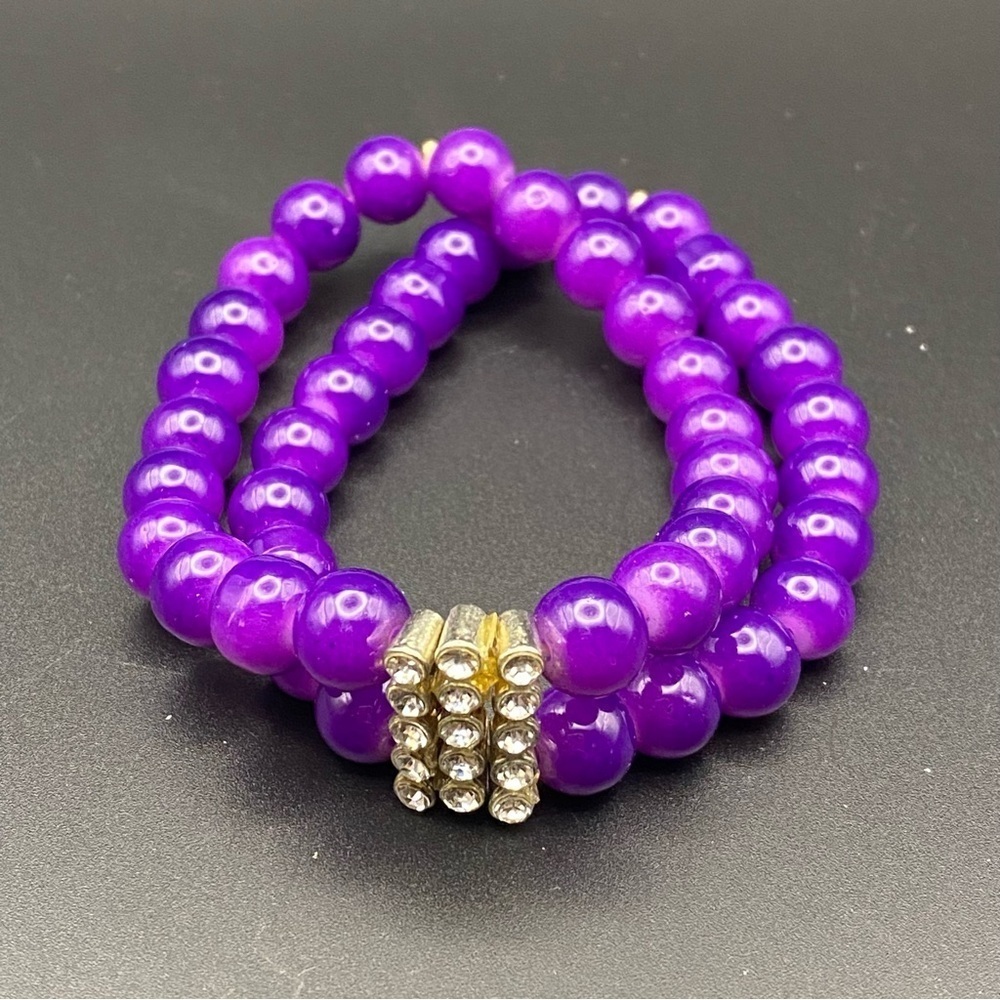 FREE  Acrylic Beaded Stretch Bracelet